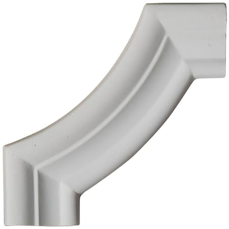 Ekena Millwork 4"W x 4"H x 5/8"P Stockport Panel Moulding Corner (matches moulding PML01X00ST) PML04X04ST